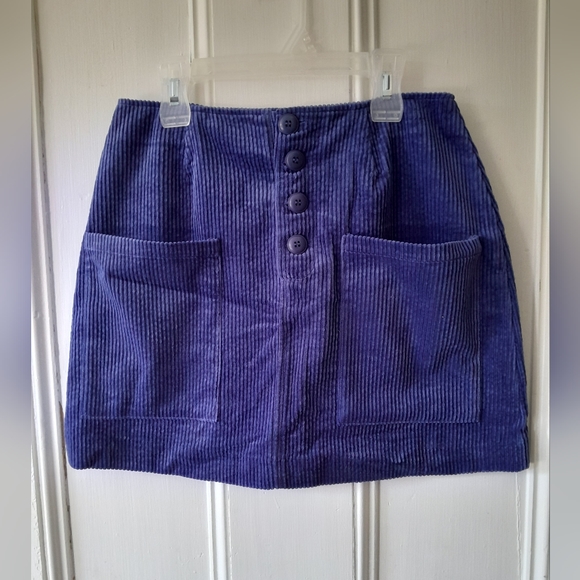 ROLLA'S NWT Francoise Cord Mini Skirt in Electric .. Small - Picture 8 of 16